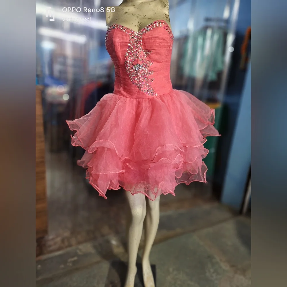 Net frock corset dress - Picture 3 of 5